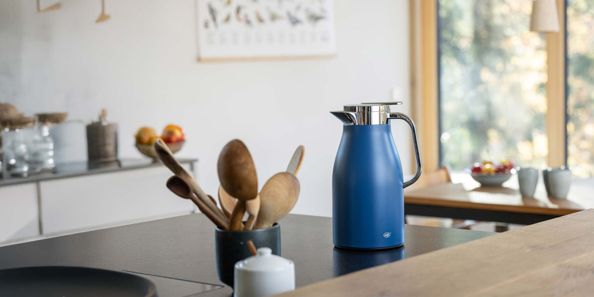 alfi Skyline thermoskan, tijdloos design voor koffie na de dienst