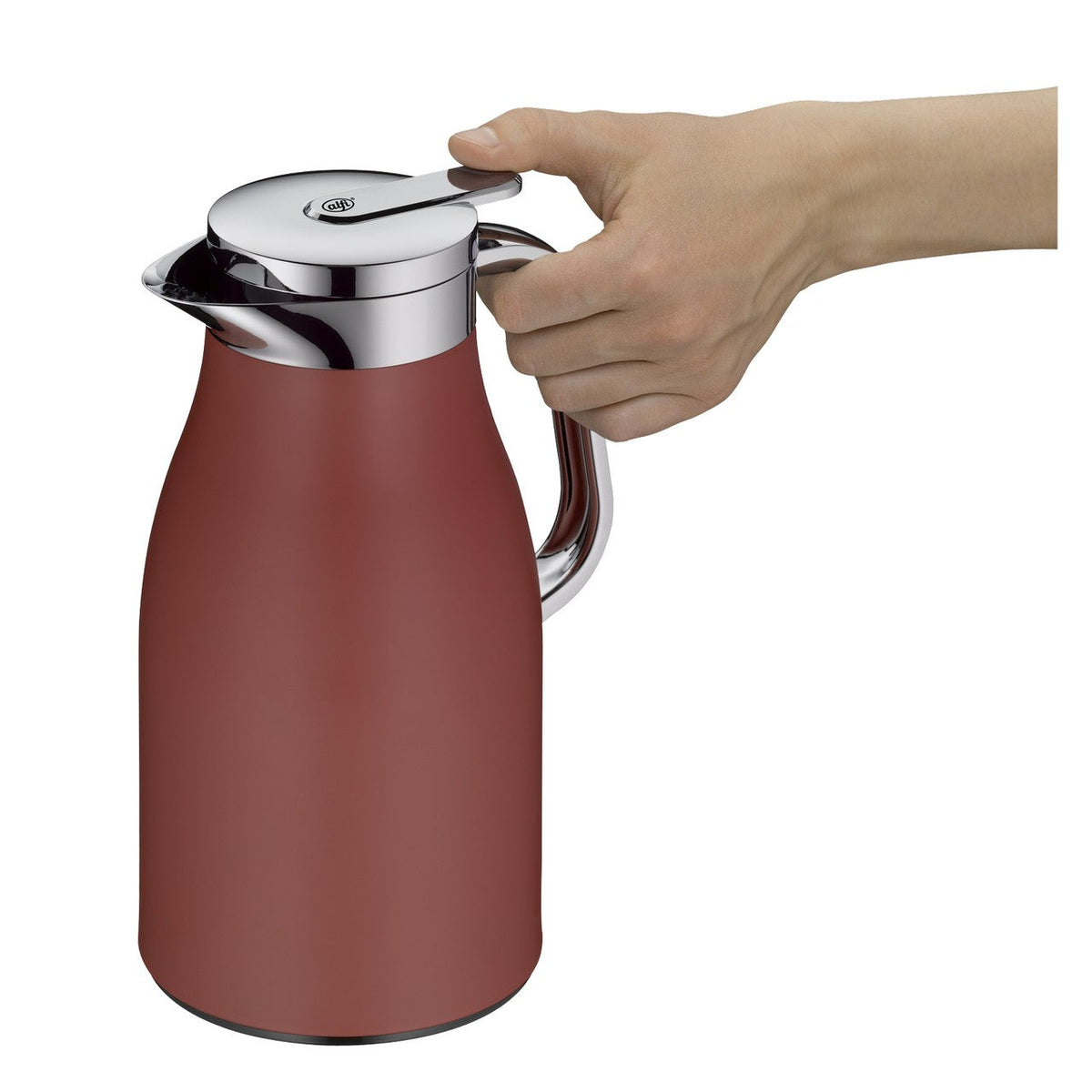 alfi Skyline thermoskan in mediterranean red, ideaal als kampeerkan