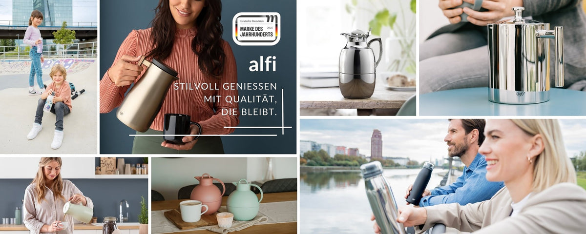 alfi isoleerkannen in een sfeervolle setting