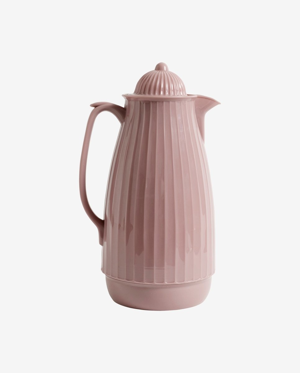 Nordal thermoskan in dusty rose, geribbeld Deens design