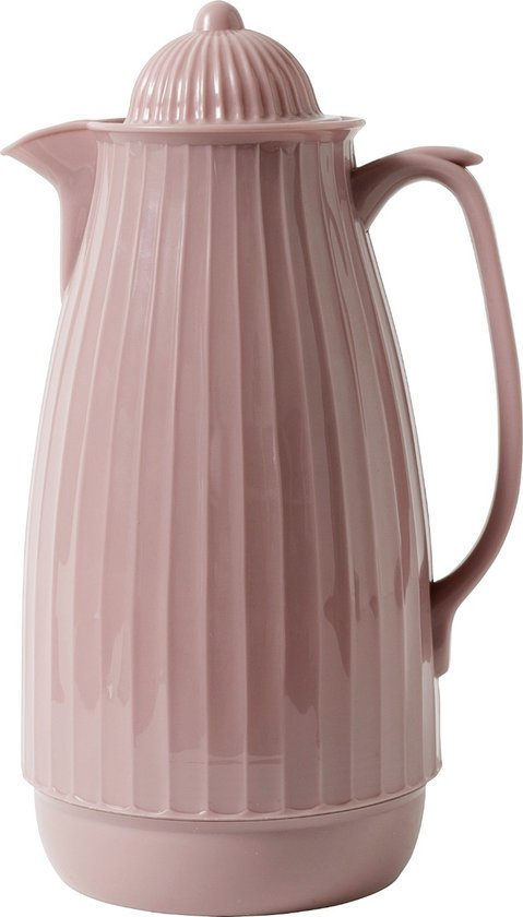 Nordal thermoskan 1 liter – dusty rose | roze design isoleerkan